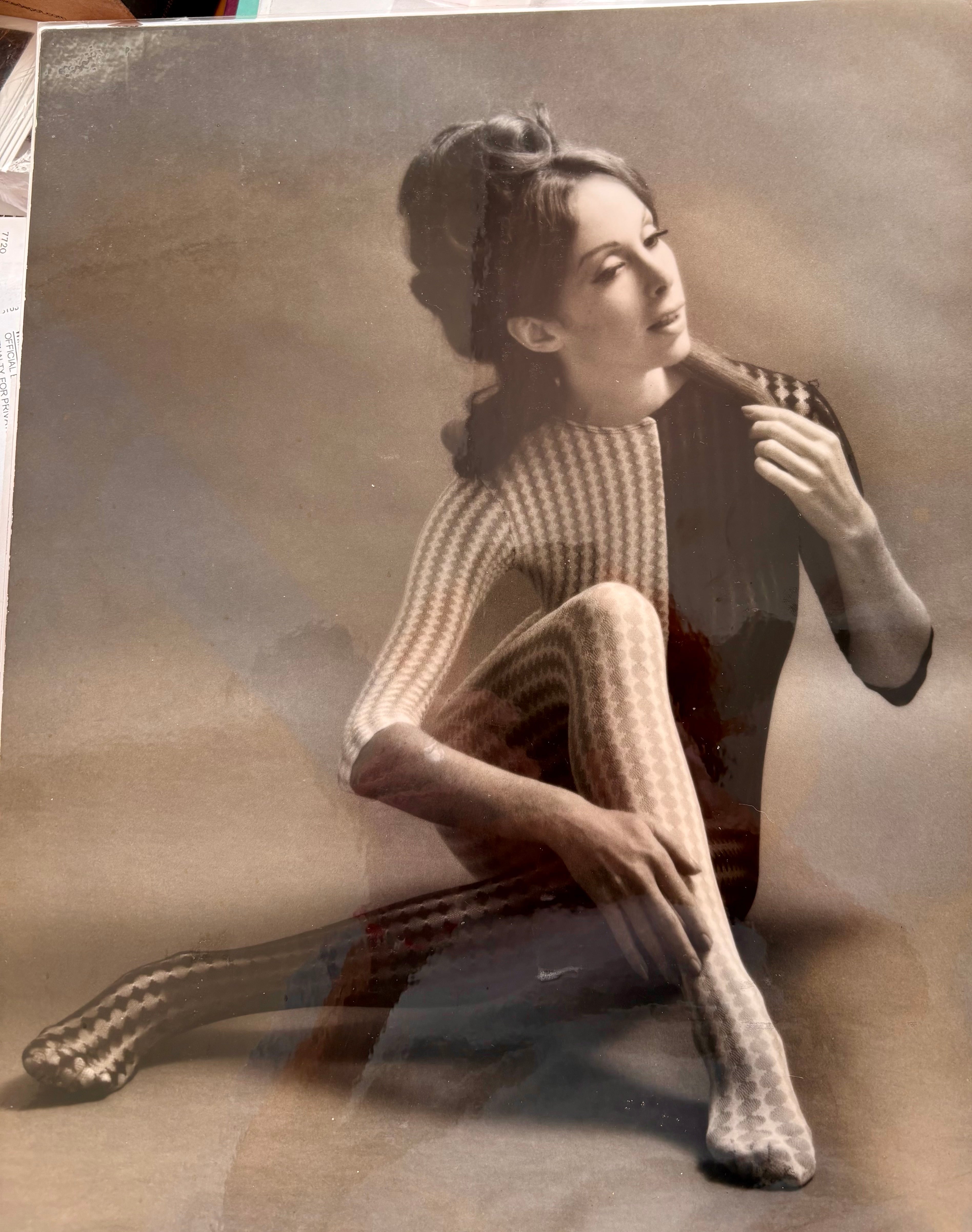 Gloria as a model in Manhattan